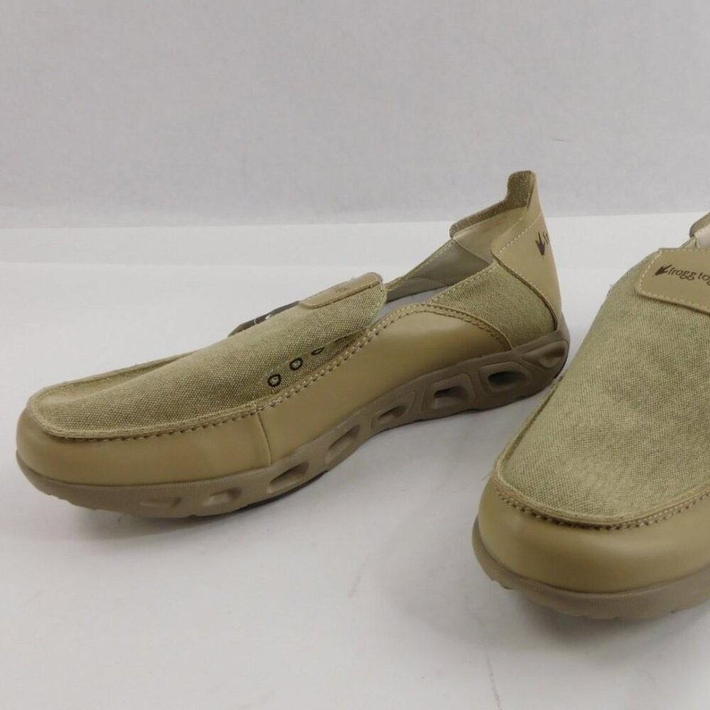 Frogg Toggs Khaki Windward Slip On Shoes Men Size 12 NWT's